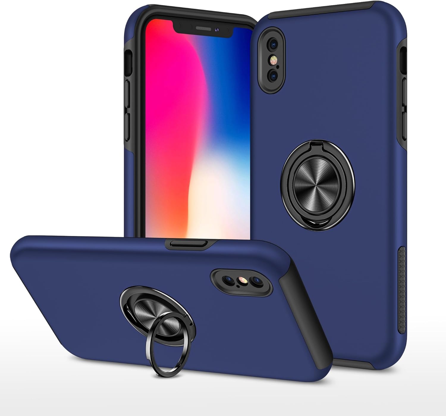 Coque hybride magnétique invisible pour iPhone X / XS Coque hybride magnétique invisible pour iPhone X / XS
